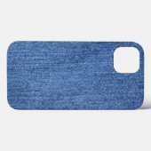 Blauw Witte Denim Textuur Uiterlijk Afbeelding Case-Mate iPhone Case (Achterkant (horizontaal))