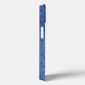 Blauw Witte Denim Textuur Uiterlijk Afbeelding Case-Mate iPhone Case (Achterkant / Rechts)