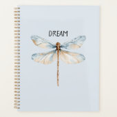 Blauw Witte Droom Libel Planner (Voorkant)