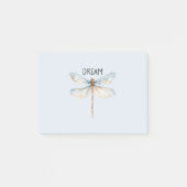 Blauw Witte Droom Libel Post-it® Notes (Voorkant)