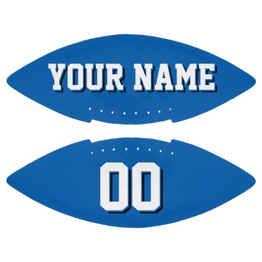 BLAUW WITTE EN ZWARTE Football (Panelen)