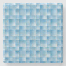 Blauw Witte Geruite Abstracte Patroon