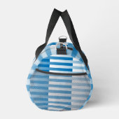 Blauw Witte Gestreepte Patroon Klein Plunjezak (Rechts)