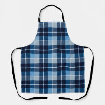 Blauw Witte Gezellige Geruite Flanel
