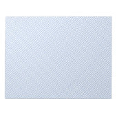 Blauw-witte Griekse sleutelenveloppen Notitieblok (Voorkant)