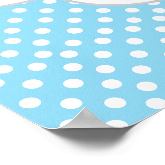 Blauw, witte grijze olifant - 6-zitkast poster (Hoek)