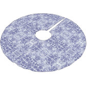 Blauw-witte kerstboomrok kerstboom rok (Gekanteld)