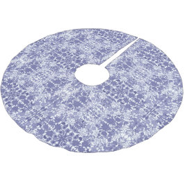 Blauw-witte kerstboomrok kerstboom rok