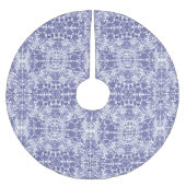 Blauw-witte kerstboomrok kerstboom rok (Voorkant)