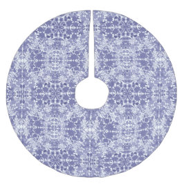 Blauw-witte kerstboomrok kerstboom rok