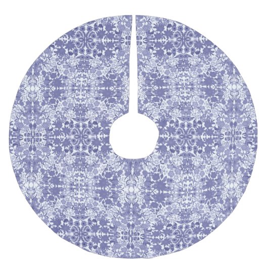 Blauw-witte kerstboomrok kerstboom rok (Voorkant)