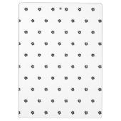 Blauw-witte koninginnenkroop, mooie vintage klembord (Achterkant)