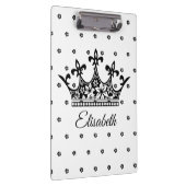 Blauw-witte koninginnenkroop, mooie vintage klembord (Rechts)