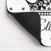 Blauw-witte koninginnenkroop, mooie vintage muismat (Hoek)