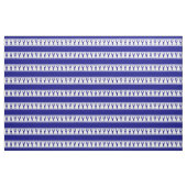 Blauw Witte Kustkreeft Strepen Stof (Yard (91,4 cm))