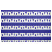 Blauw Witte Kustkreeft Strepen Stof (Fat Quarter)
