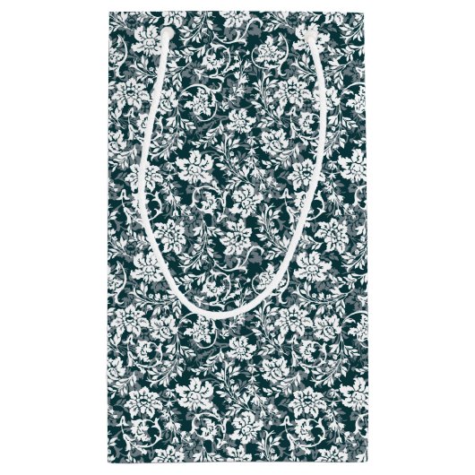  Blauw-witte lentekoraal Klein Cadeauzakje (Achterkant)