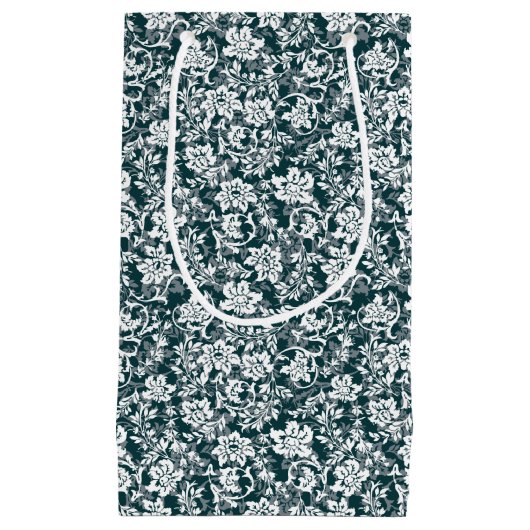 Blauw-witte lentekoraal Klein Cadeauzakje (Voorkant)