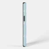 Blauw Witte Levens Vlinders iPhone Hoesje (Rechterkant)