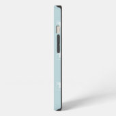 Blauw Witte Levens Vlinders iPhone Hoesje (Linkerkant)