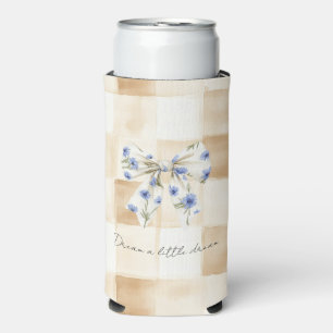 Blauw Witte Madeliefjes Bloemen Boog Seltzer Blikjeskoeler