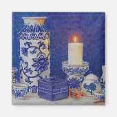 blauw-witte magneet (Voorkant)