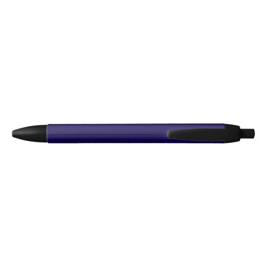 Blauw-witte naam monogram zwarte inkt pen (Achterkant)