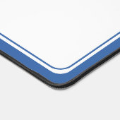 Blauw-witte palmboom Monogram Bureaumat (Hoek)