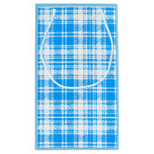 Blauw & Witte Papieren Cadeautas (Achterkant)