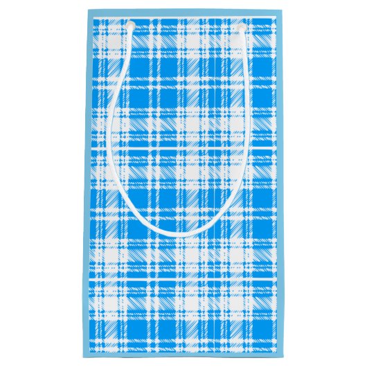 Blauw & Witte Papieren Cadeautas (Voorkant)