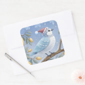 Blauw-witte patrijs in een perenboom Sticker (Envelop)