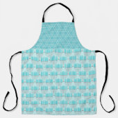 BLAUW & WITTE RIJEN HANUKKAH KAARSEN SCHORT (Voorkant)