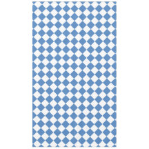 Blauw Witte Ruitjes Diamant Patroon