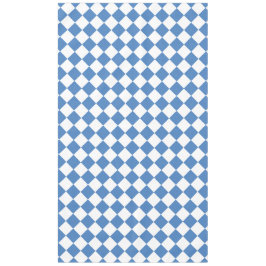 Blauw Witte Ruitjes Diamant Patroon Tafelkleed