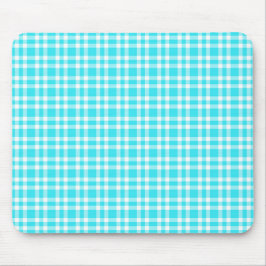 Blauw Witte Ruitjesprint Muismat