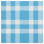 Blauw Witte Ruitjesprint Stof (Swatch)