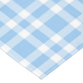Blauw Witte Ruitjesprint Tafelkleed (Gekanteld)