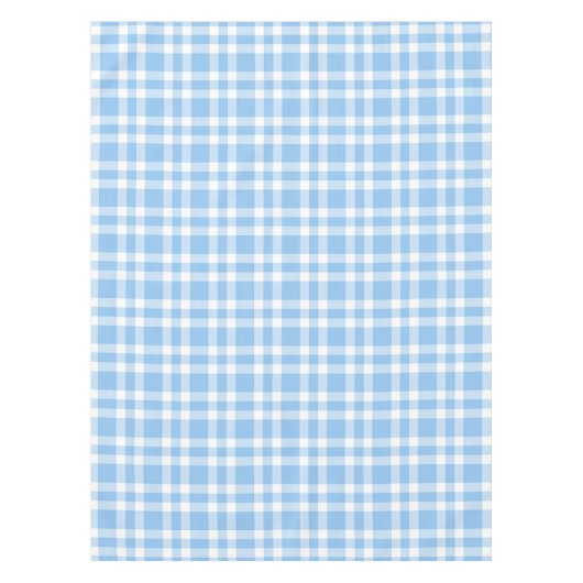 Blauw Witte Ruitjesprint Tafelkleed (Voorkant)