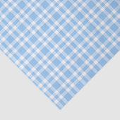 Blauw Witte Ruitjesprint Tissuepapier (Detail)