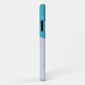 Blauw Witte Scheepsanker Zomer Naam op Maat Case-Mate iPhone Case (Achterkant/rechts)