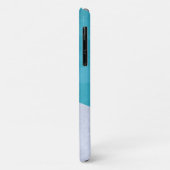 Blauw Witte Scheepsanker Zomer Naam op Maat Case-Mate iPhone Case (Achterkant/links)