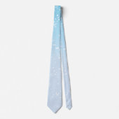 Blauw&Witte ster Stropdas (Voorkant)