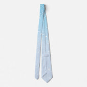 Blauw&Witte ster Stropdas (Achterkant)