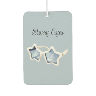 Blauw Witte Ster Zonnebril Luchtverfrisser