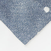 Blauw Witte Sterren Fleece Deken (Hoek)