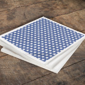 Blauw-witte sterren Schattige Custom Servet
