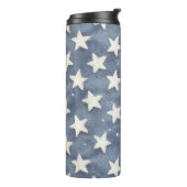 Blauw Witte Sterren Thermosbeker (Gedraaid links)