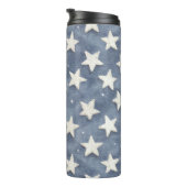 Blauw Witte Sterren Thermosbeker (Geroteerd rechts)