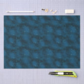 Blauw-witte Sterrennacht Celestial Tissuepapier (Craft)
