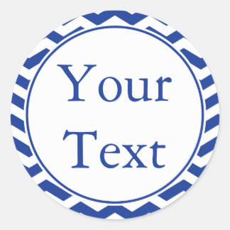 Blauw & Witte Stickers of Etiketten w/Douanetekst